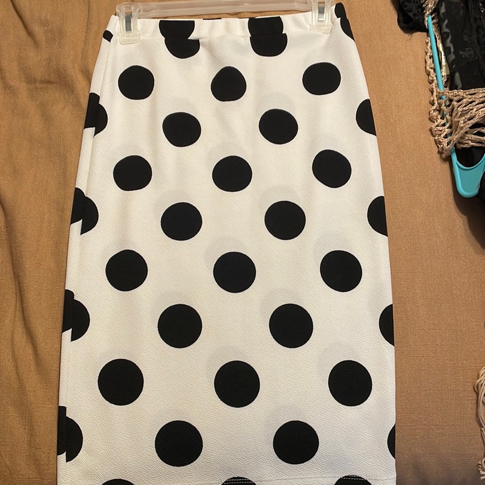 Polka dot skirt